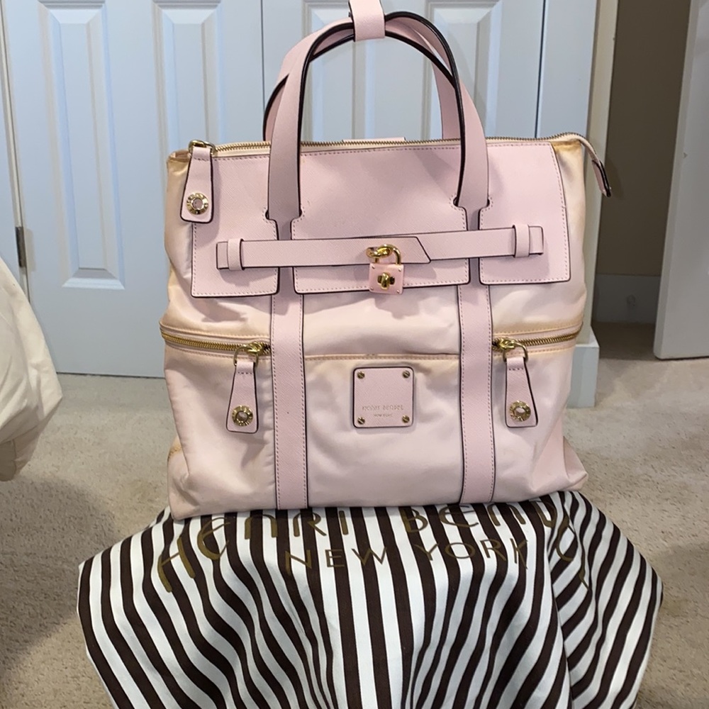 Henri Bendel Jetsetter Backpack - Blush Pink - Dust Bag Included